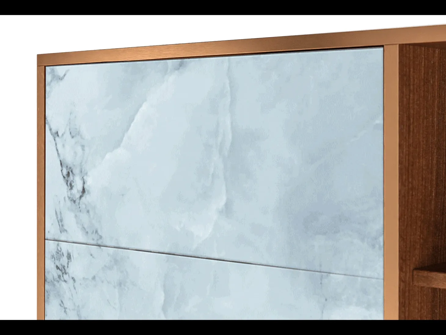 Aparador - 125x98x48 cm - BS2 - Glacial Colour, Nogal