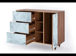 Aparador - 125x98x48 cm - BS2 - Glacial Colour, Nogal