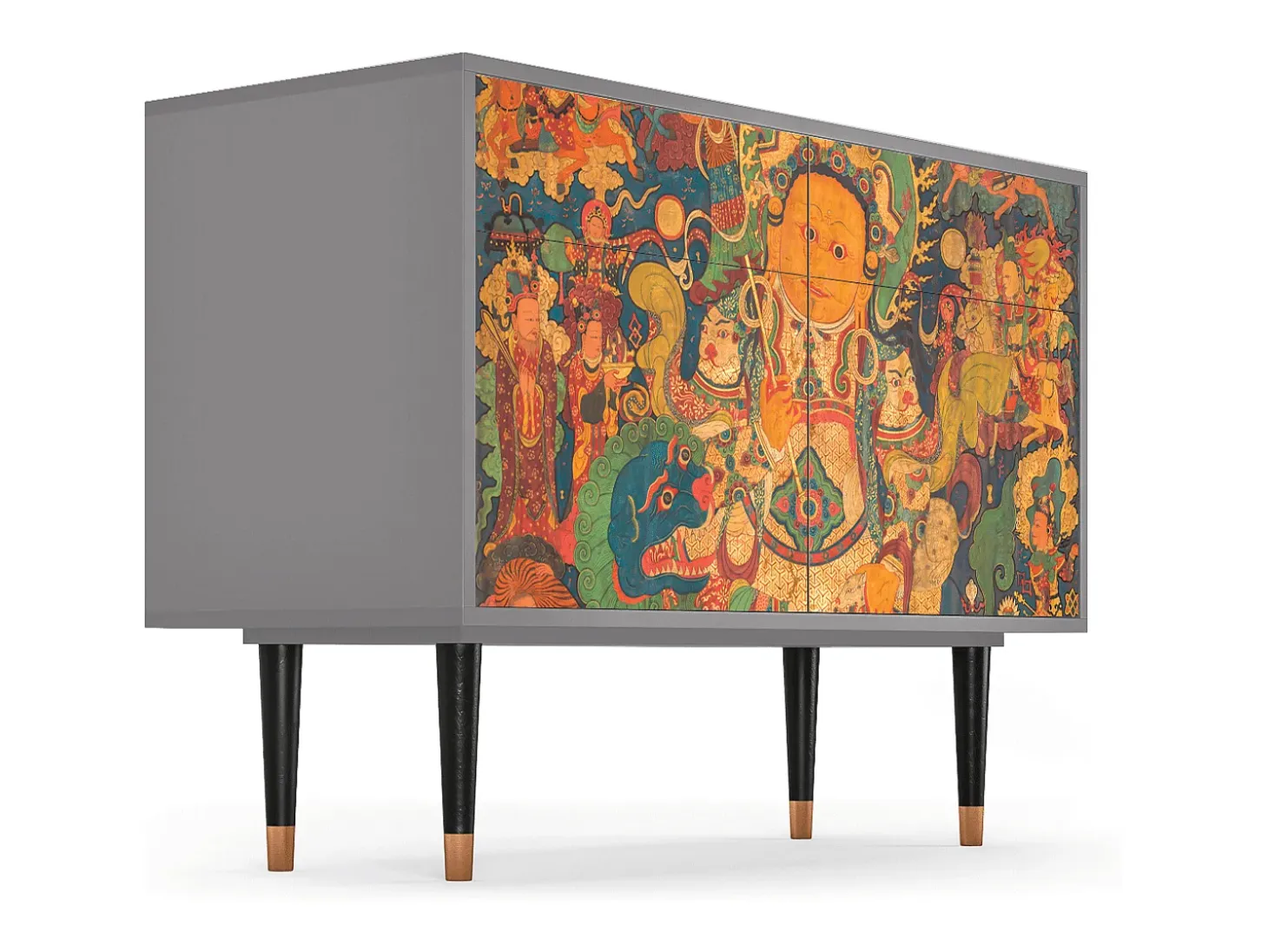 Aparador - 115x85x48 cm - BS4 - God by Vaisravana , Gris