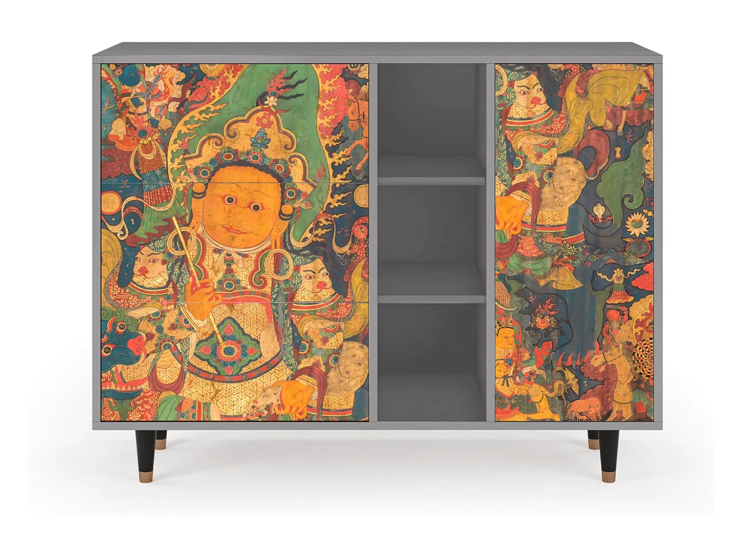 Aparador - 125x98x48 cm - BS2 - God by Vaisravana , Gris
