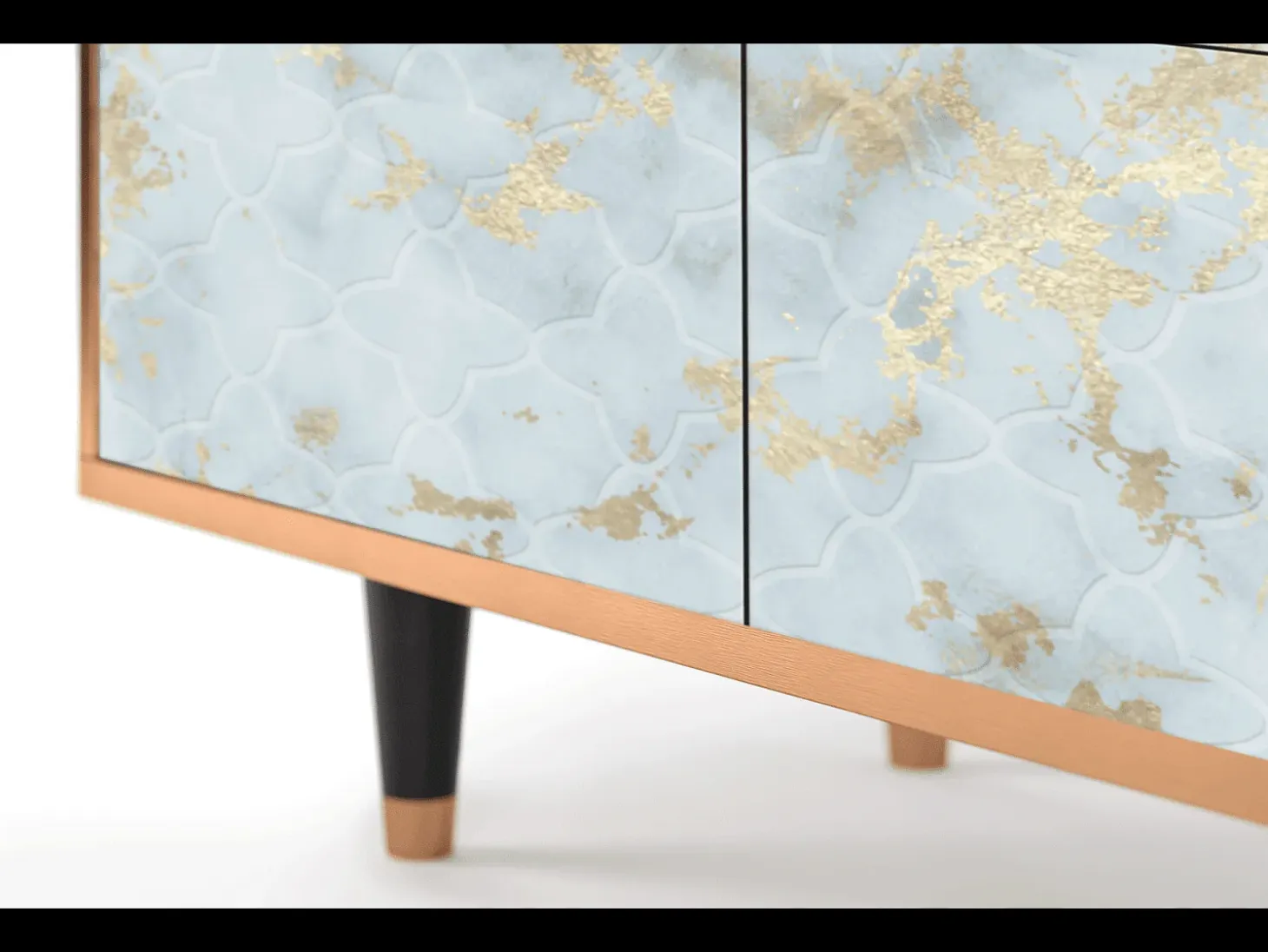 Aparador - 94x96x48 cm - BS3 - Golden Waves, Nogal