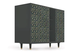 Aparador - 125x98x48 cm - BS2 - Golden Empire, Antracita