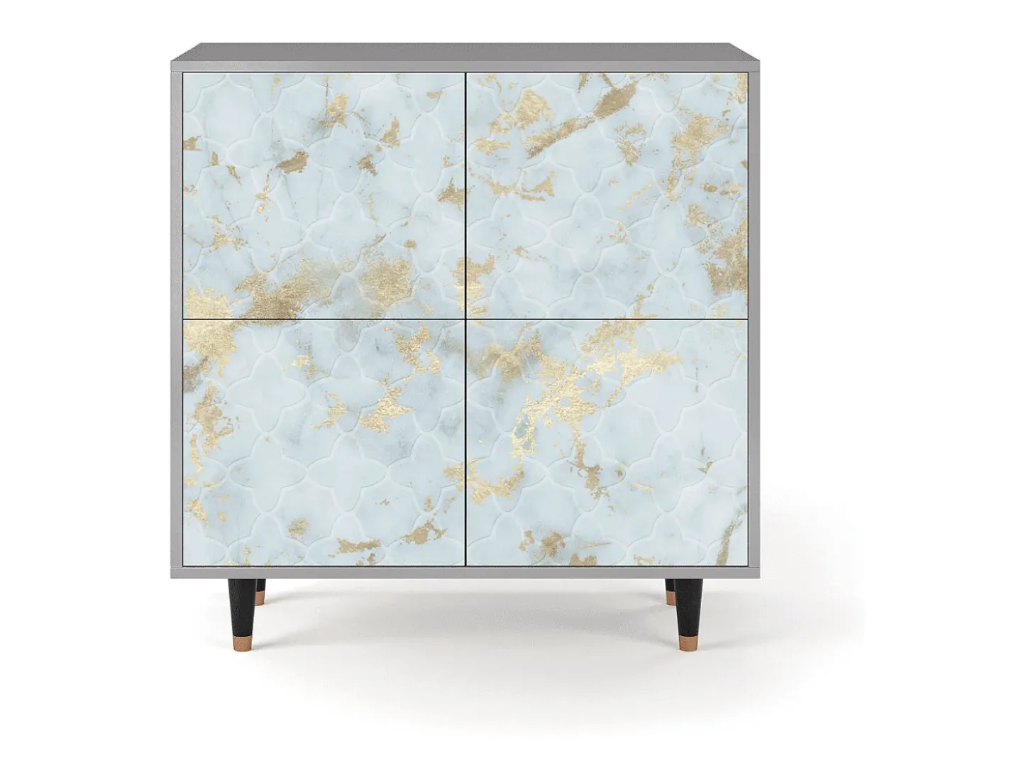 Aparador - 94x96x48 cm - BS3 - Golden Waves, Gris