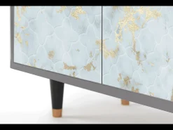 Aparador - 94x96x48 cm - BS3 - Golden Waves, Gris