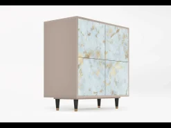Aparador - 94x96x48 cm - BS3 - Golden Waves, Latte