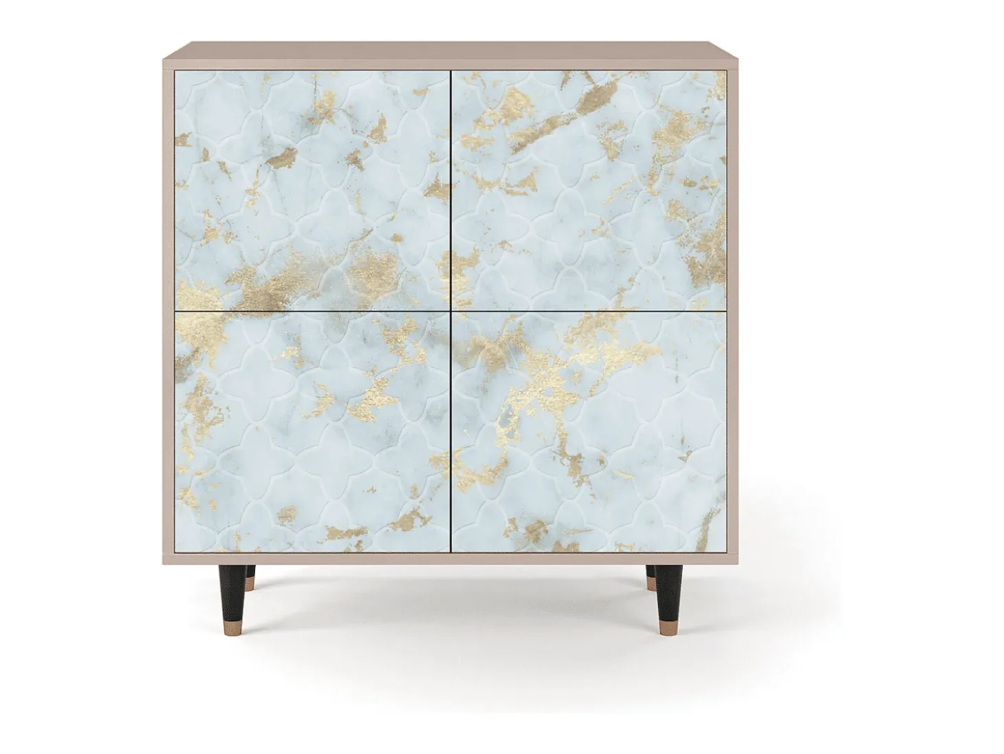 Aparador - 94x96x48 cm - BS3 - Golden Waves, Latte