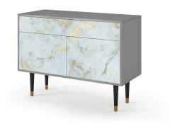 Aparador - 115x85x48 cm - BS4 - Golden Waves, Gris