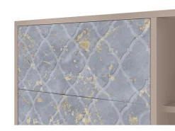 Aparador - 125x98x48 cm - BS2 - Golden Smoke, Latte