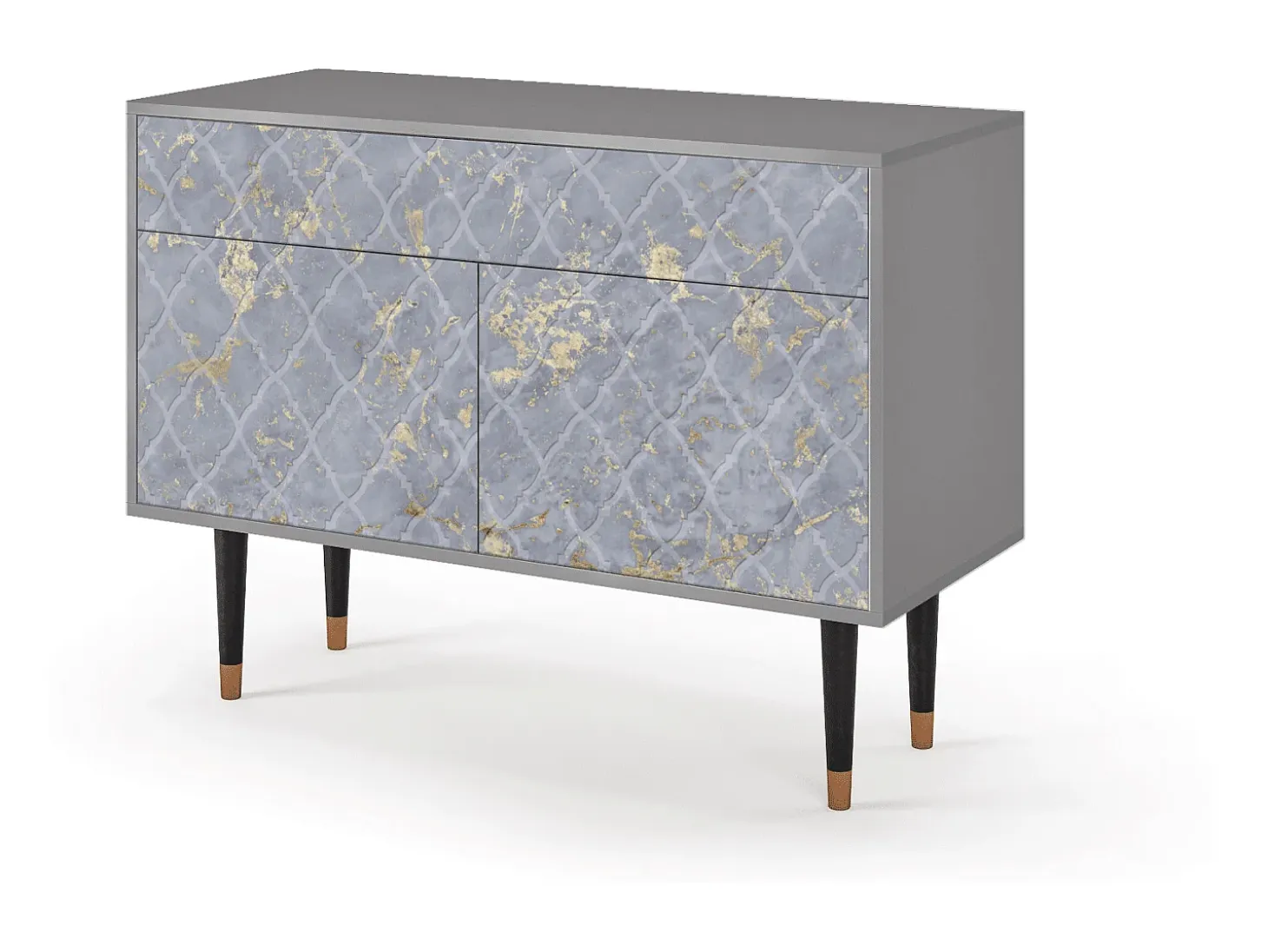 Aparador - 115x85x48 cm - BS4 - Golden Smoke, Gris