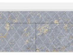 Aparador - 115x85x48 cm - BS4 - Golden Smoke, Blanco
