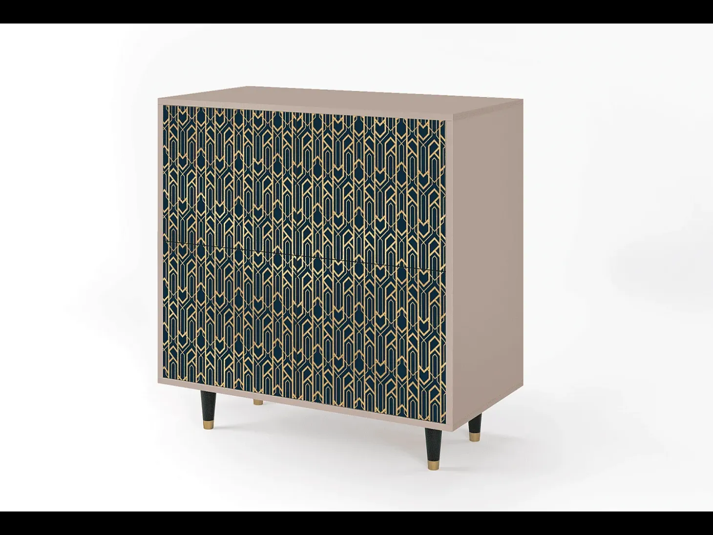 Aparador - 94x96x48 cm - BS3 - Golden Empire, Latte