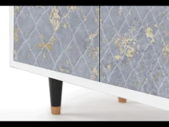 Aparador - 94x96x48 cm - BS3 - Golden Smoke, Blanco