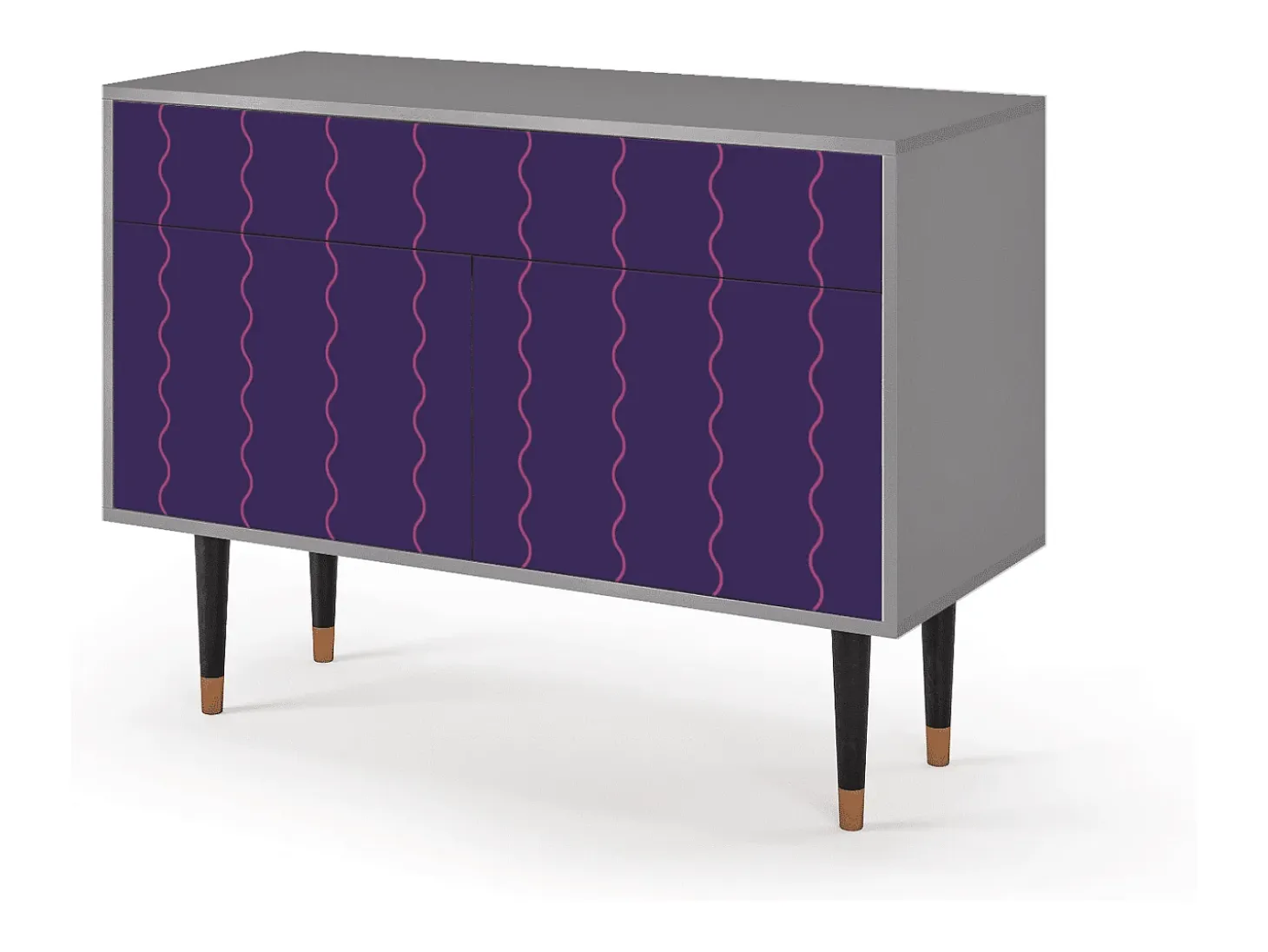 Aparador - 115x85x48 cm - BS4 - Grape Maccaroni, Gris