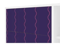 Aparador - 125x98x48 cm - BS2 - Grape Maccaroni, Blanco