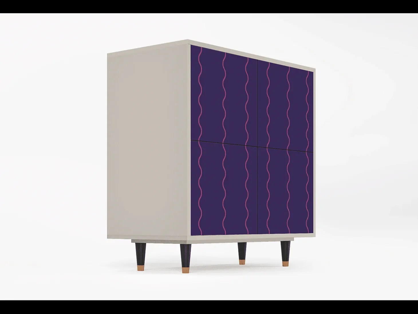 Aparador - 94x96x48 cm - BS3 - Grape Maccaroni, Arena