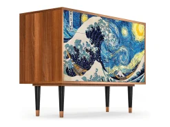Aparador - 115x85x48 cm - BS4 - Great Wave, Nogal