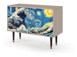 Aparador - 115x85x48 cm - BS4 - Great Wave, Latte