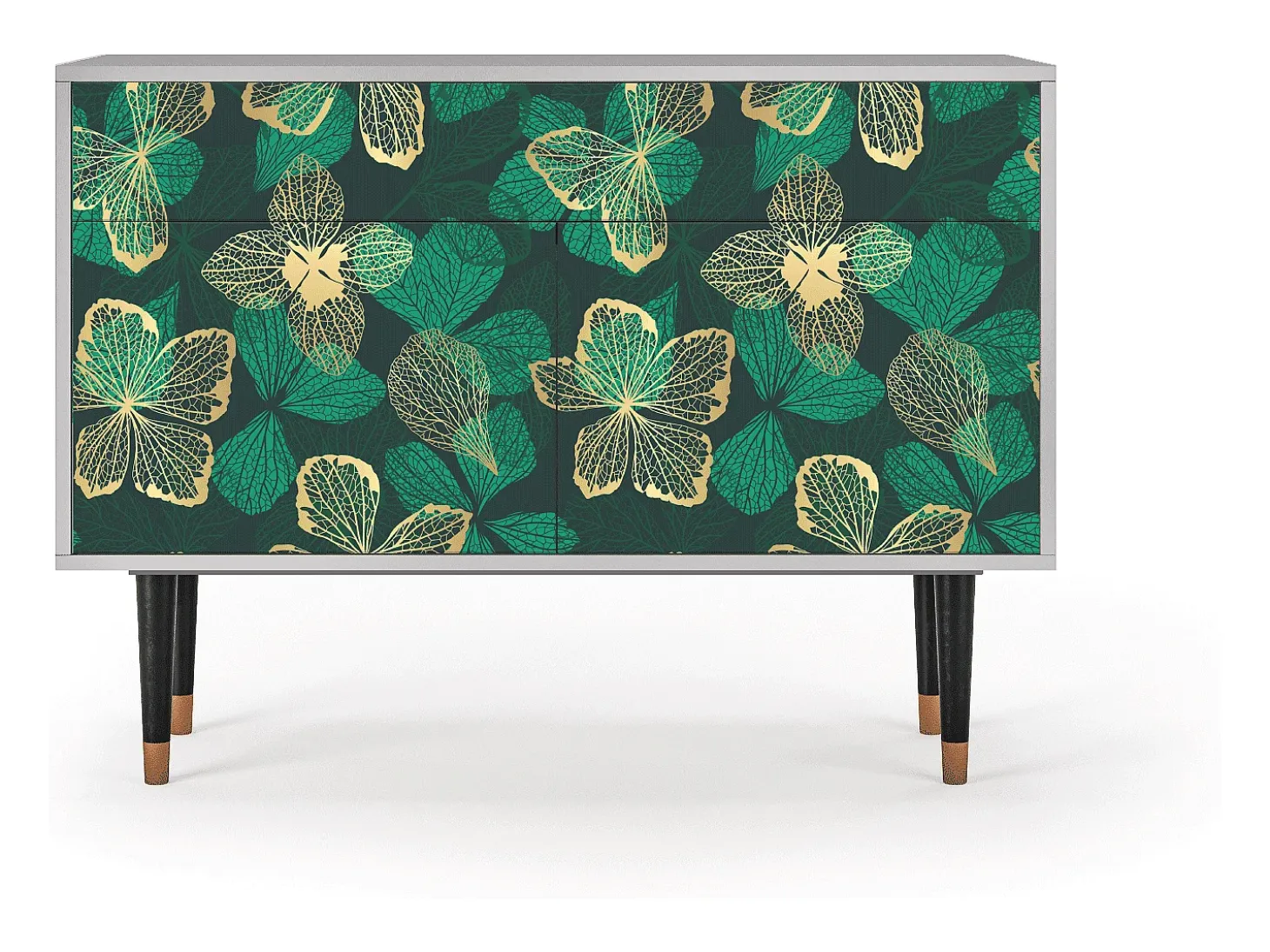Aparador - 115x85x48 cm - BS4 - Green Flower, Gris