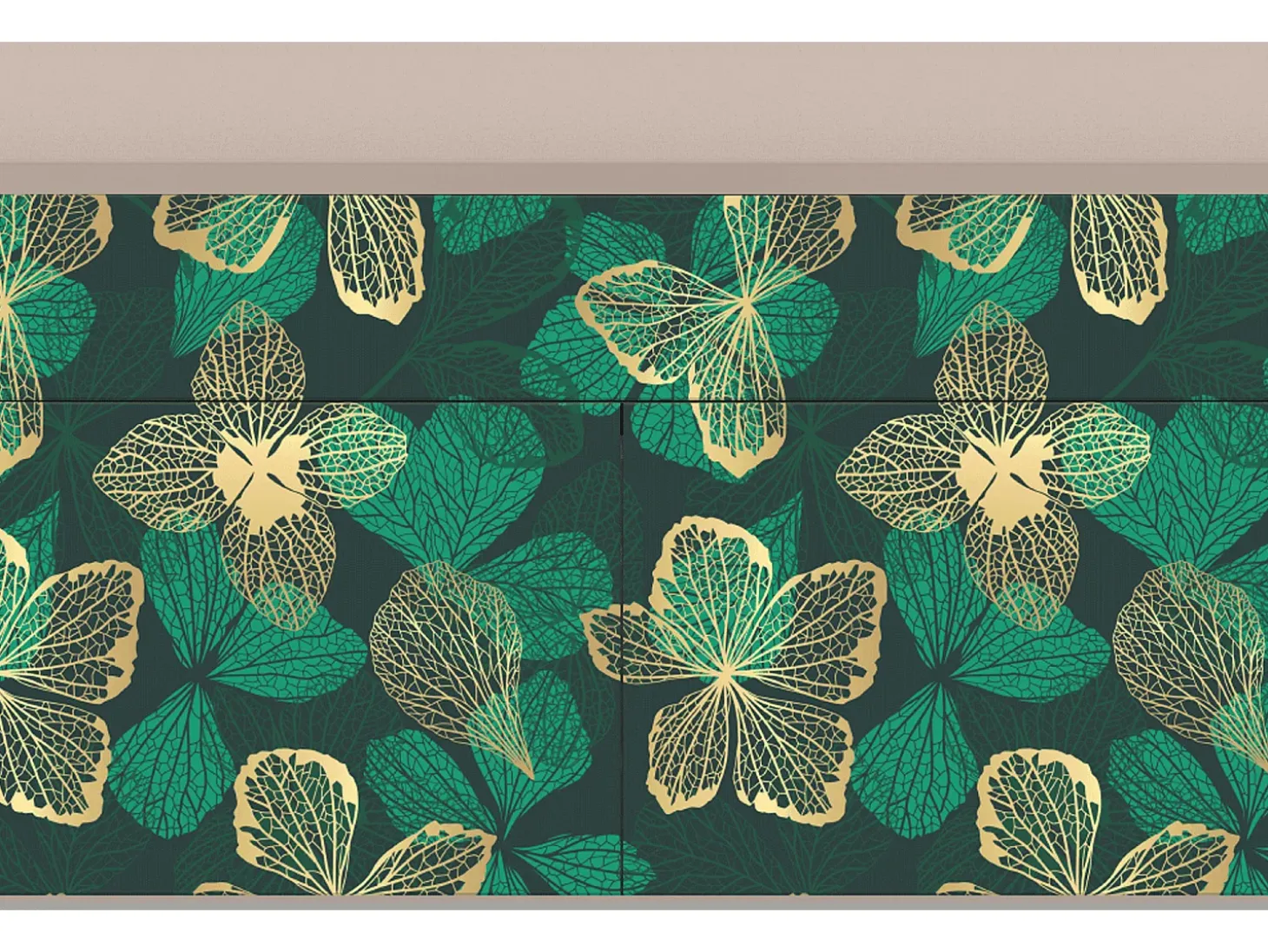 Aparador - 115x85x48 cm - BS4 - Green Flower, Latte