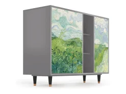 Aparador - 125x98x48 cm - BS2 - Green Wheat Fields, Gris