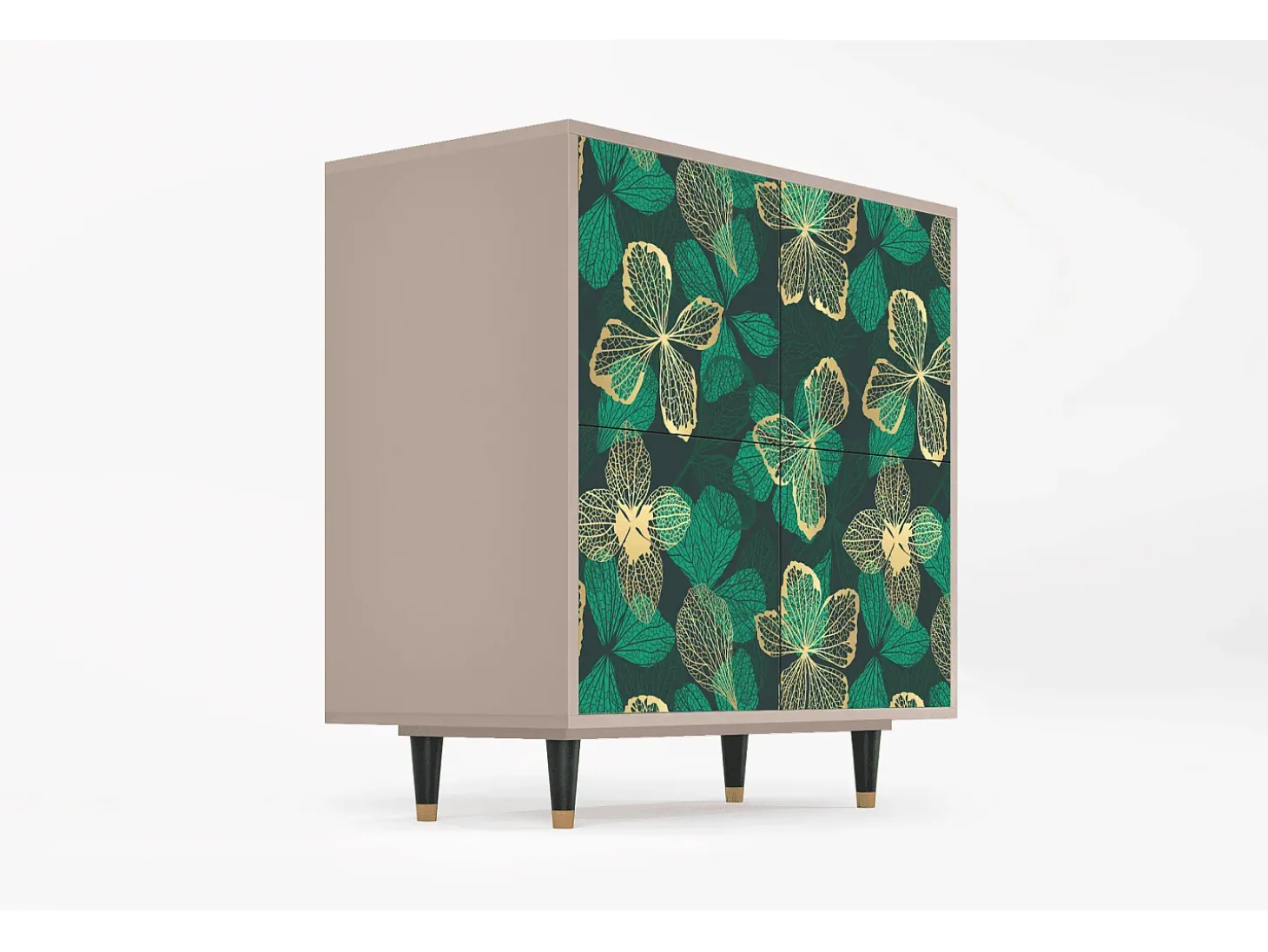 Aparador - 94x96x48 cm - BS3 - Green Flower, Latte