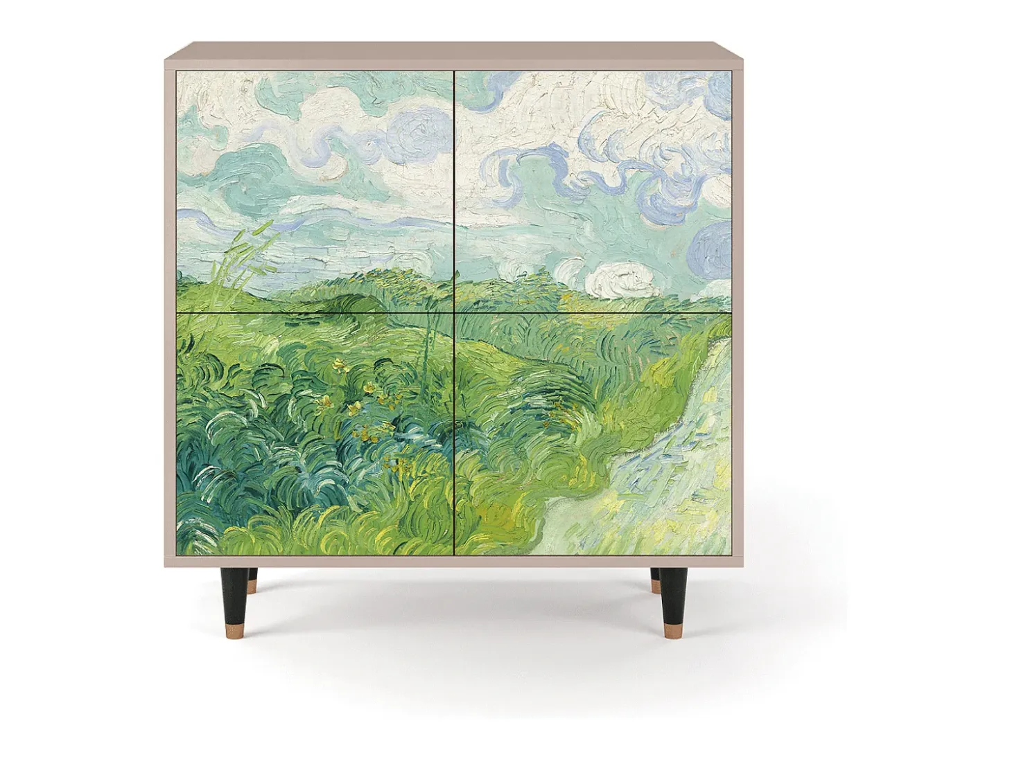 Aparador - 94x96x48 cm - BS3 - Green Wheat Fields, Latte
