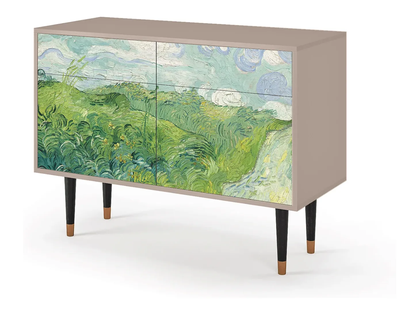 Aparador - 115x85x48 cm - BS4 - Green Wheat Fields, Latte