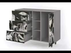 Aparador - 125x98x48 cm - BS2 - Guernica by Picasso, Gris