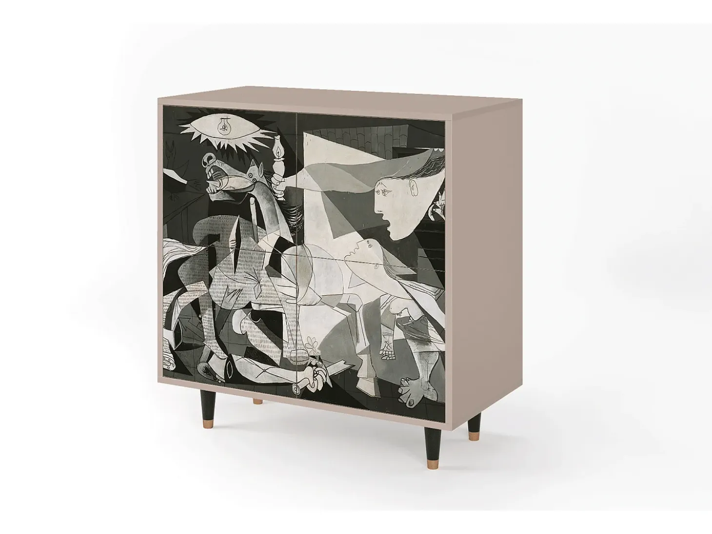 Aparador - 94x96x48 cm - BS3 - Guernica by Picasso, Latte