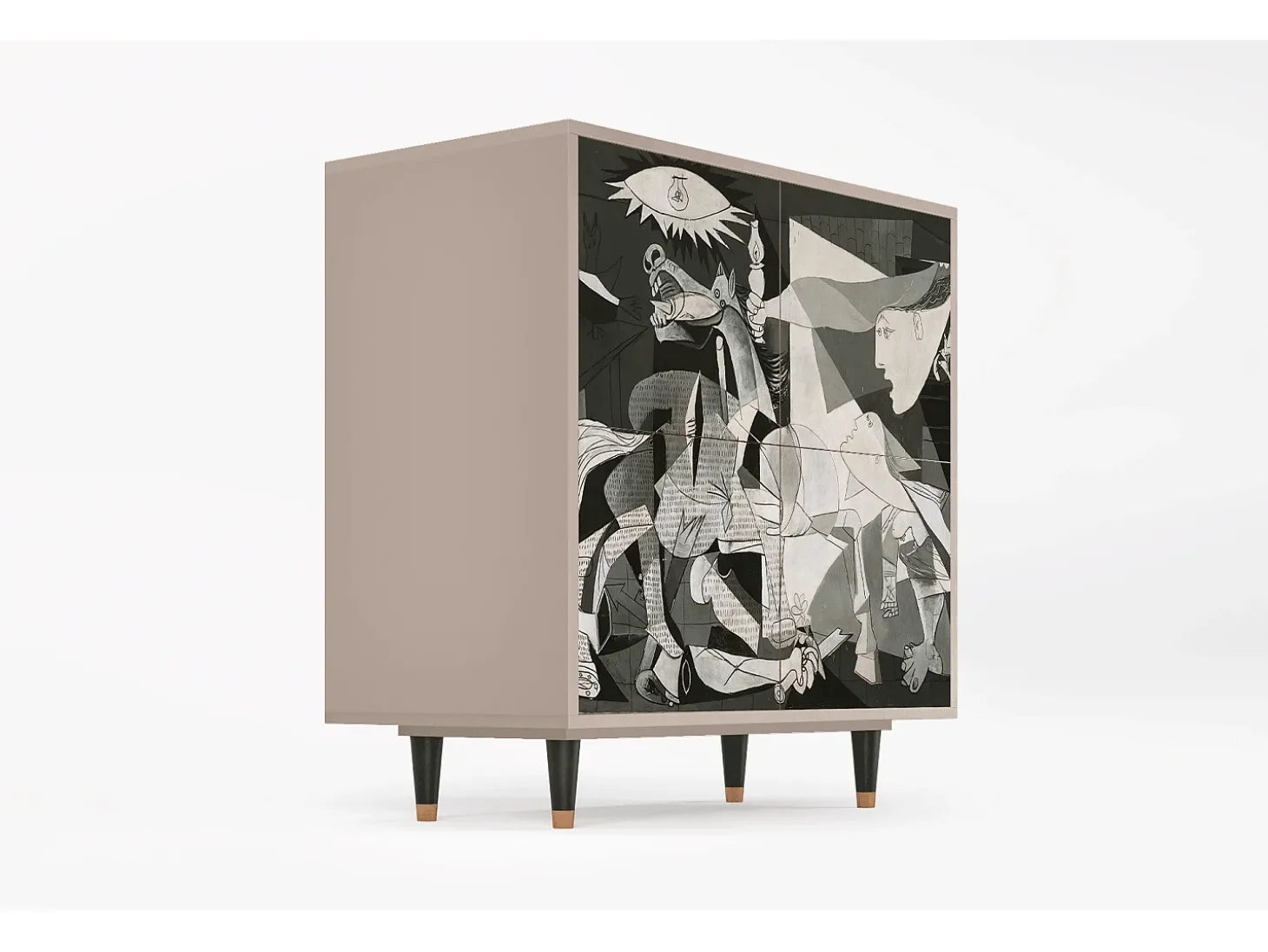 Aparador - 94x96x48 cm - BS3 - Guernica by Picasso, Latte