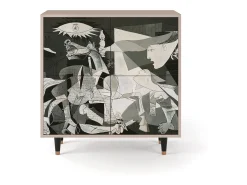 Aparador - 94x96x48 cm - BS3 - Guernica by Picasso, Latte