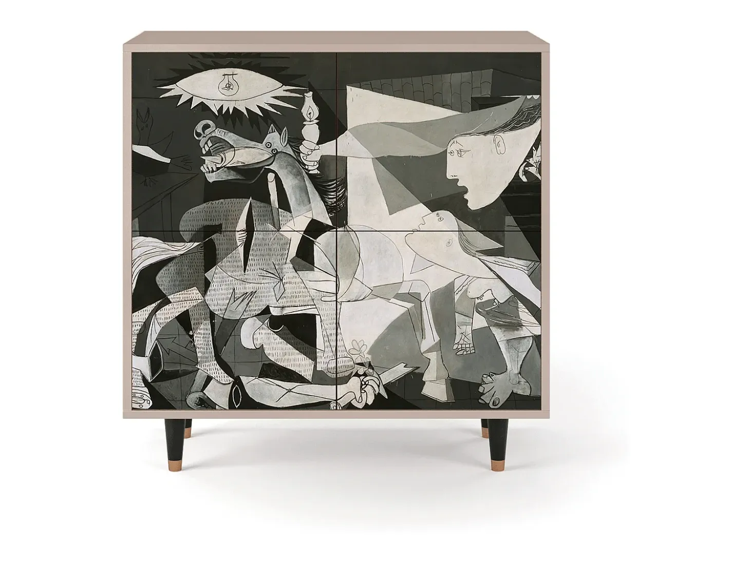Aparador - 94x96x48 cm - BS3 - Guernica by Picasso, Latte