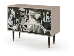 Aparador - 115x85x48 cm - BS4 - Guernica by Picasso, Latte