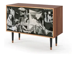 Aparador - 115x85x48 cm - BS4 - Guernica by Picasso, Nogal