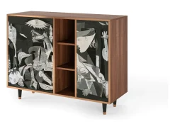 Aparador - 125x98x48 cm - BS2 - Guernica by Picasso, Nogal