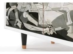 Aparador - 94x96x48 cm - BS3 - Guernica by Picasso, Blanco
