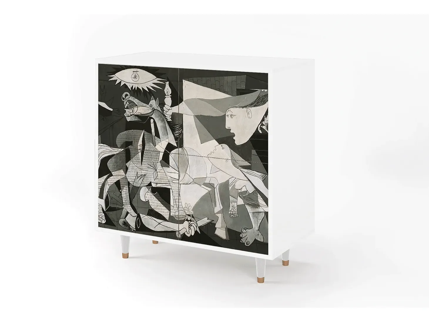 Aparador - 94x96x48 cm - BS3 - Guernica by Picasso, Blanco