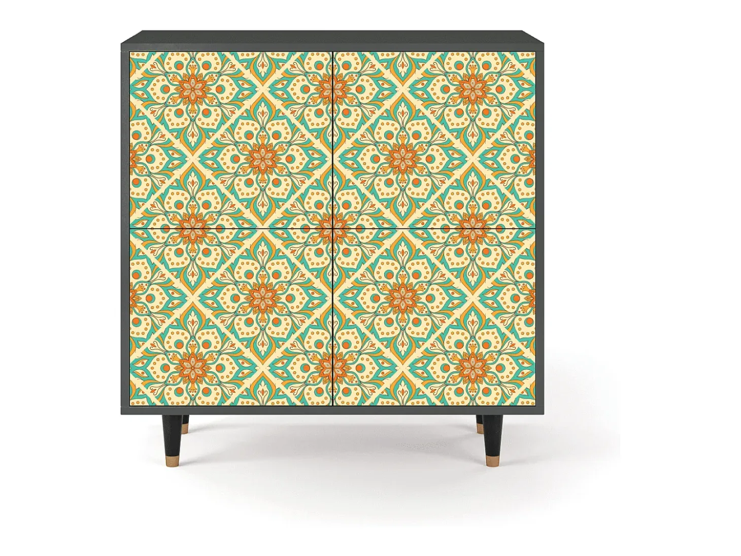 Aparador - 94x96x48 cm - BS3 - Hindu Daisy, Antracita