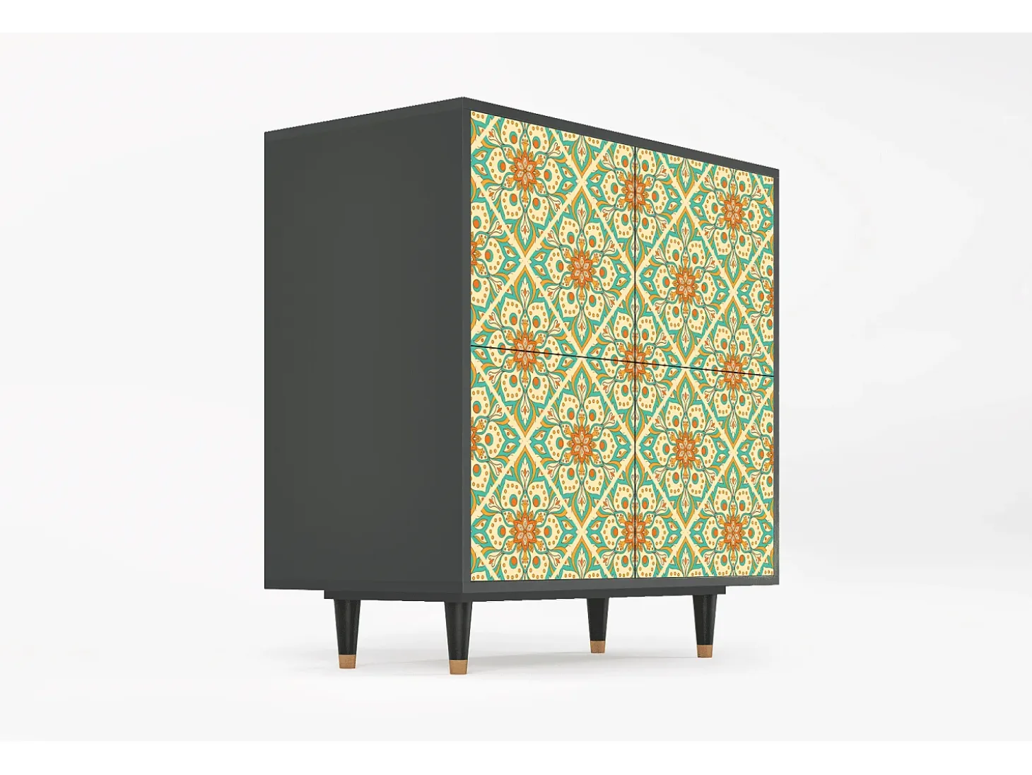 Aparador - 94x96x48 cm - BS3 - Hindu Daisy, Antracita