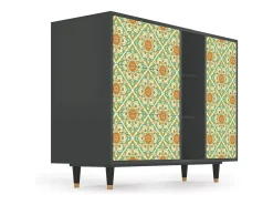 Aparador - 125x98x48 cm - BS2 - Hindu Daisy, Antracita