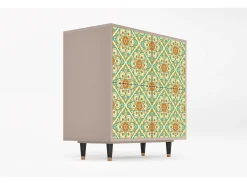 Aparador - 94x96x48 cm - BS3 - Hindu Daisy, Latte
