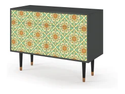 Aparador - 115x85x48 cm - BS4 - Hindu Daisy, Antracita