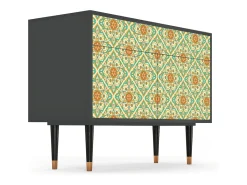 Aparador - 115x85x48 cm - BS4 - Hindu Daisy, Antracita