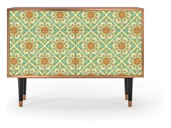 Aparador - 115x85x48 cm - BS4 - Hindu Daisy, Nogal
