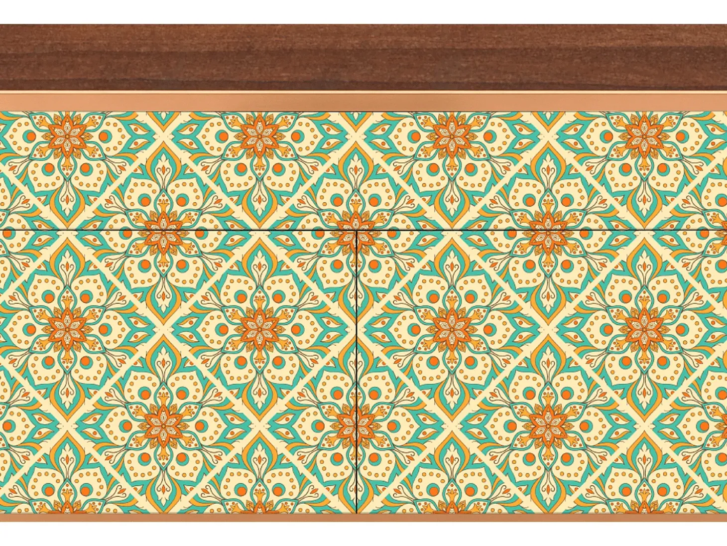 Aparador - 115x85x48 cm - BS4 - Hindu Daisy, Nogal
