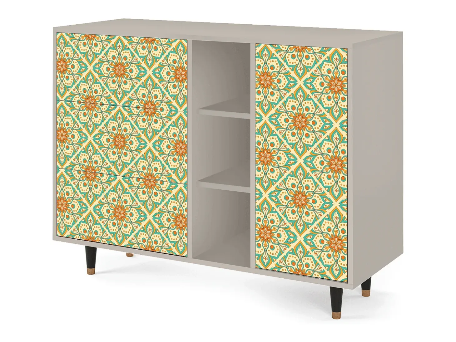 Aparador - 125x98x48 cm - BS2 - Hindu Daisy, Arena