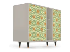 Aparador - 125x98x48 cm - BS2 - Hindu Daisy, Arena