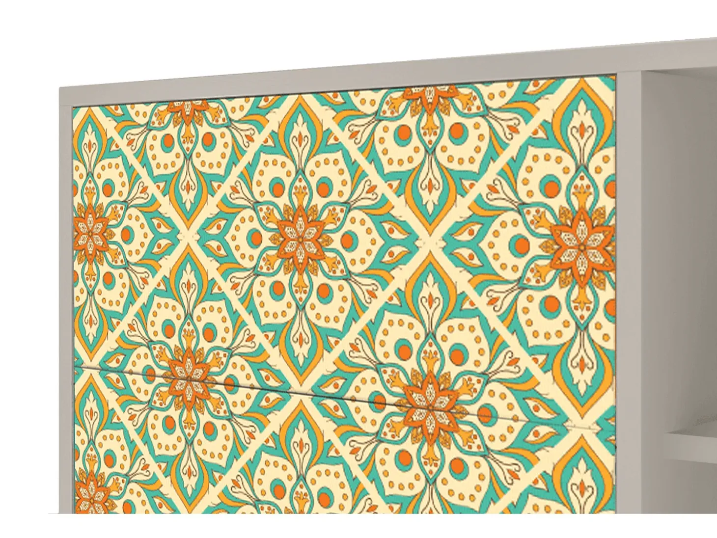 Aparador - 125x98x48 cm - BS2 - Hindu Daisy, Arena