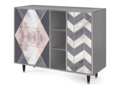 Aparador - 125x98x48 cm - BS2 - Ideal Harmony, Gris