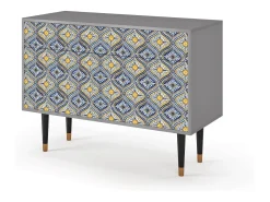 Aparador - 115x85x48 cm - BS4 - Illusory Pattern, Gris